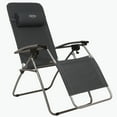 thumbnail image 1 of Kamp-Rite Chaise Zéro Gravité d'Extérieur Pliable et Inclinable avec Coussin, Gris, 1 of 4