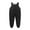 Black, variant on SILVERCELL Baby Boys Girls Winter Down Snow Pants Overalls Snowsuit, 6M-4T Toddler Warm Lightweight Down Jumpsuit Zipper Snow Bib Pants