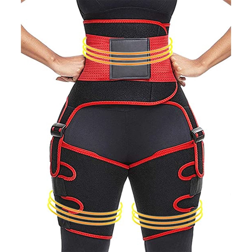 Detachable double Strapped 3 in 1 Waist and Thigh Trimmer Butt lifter -  Fanny's Fit