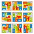 thumbnail image 4 of Rompecabezas creativos de madera con bloques numéricos, juguete educativo para niños, 4 of 5