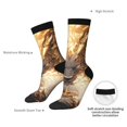 thumbnail image 6 of Honeii Golden Horned White Dragon Print Adult Socks,Crew Socks,Casual Calf Socks,Daily Wear Socks for Men & Women, Perfect for Sports, Casual and Everyday Use, 6 of 6