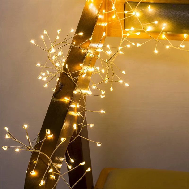Blue LED 1.25m Edison Type 10 Bulb String Fairy Battery Lights Indoor/Outdoor 