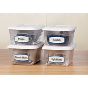 Avery Multi-Use Labels, 2-1/2 x 3-3/4, Paper, Removable, Blue Border, Laser/Inkjet, 10 Labels