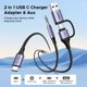 thumbnail image 2 of Cable de audio USB C a 3,5 mm y cargador UGREEN 60W PD, 2 of 7