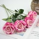 thumbnail image 2 of Injueey 10 unidades/juego de bodas de ensueño DIY con hermosas flores rosas de seda, para ramos y centros de , decoraciones que no dañan la Flores artificiales Rosa color, 2 of 6