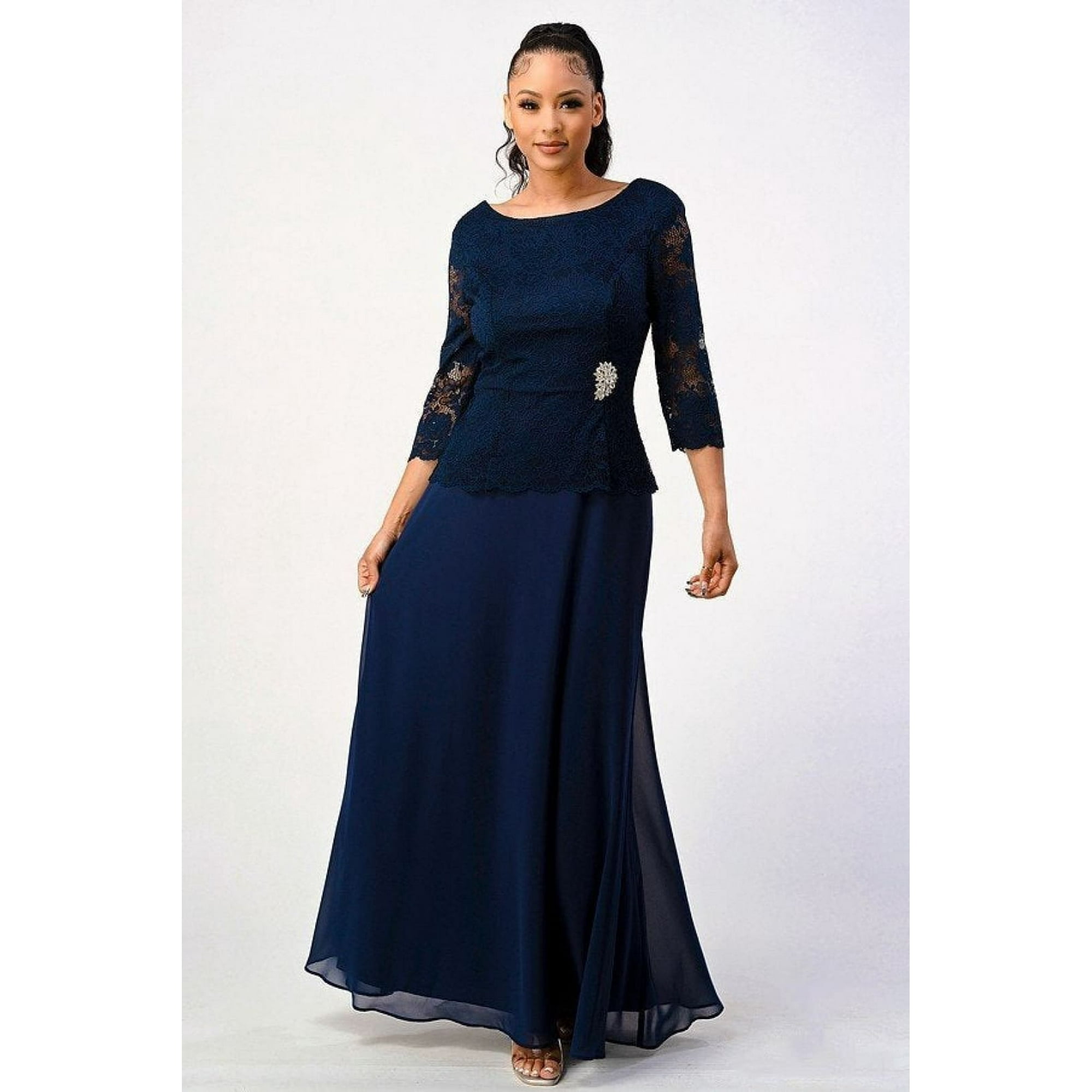 Formal Dress Shops 3 4 Sleeve Mother Of Bride Dress Other