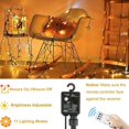 thumbnail image 2 of Tcamp Color Changing Christmas Lights 170FT 500 LED Christmas Tree Lights, 11 Modes Outdoor Indoor String Lights with Remote Timer Memory Function (2 Sets Connectable, Warm White to Multicolor), 2 of 8