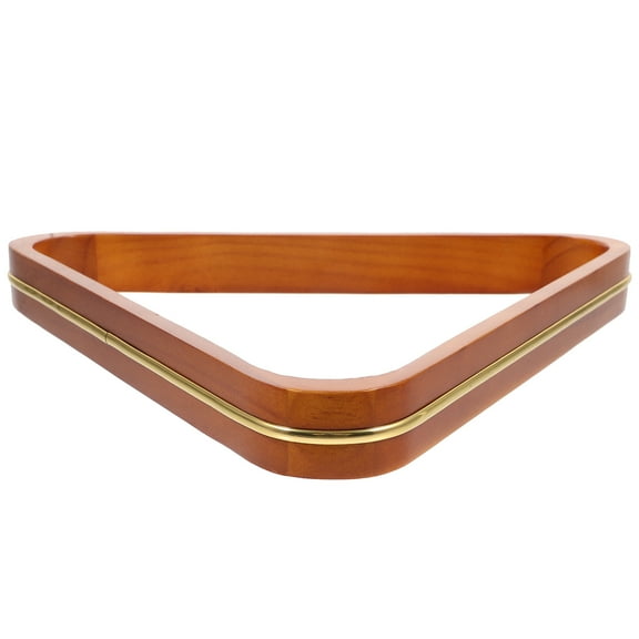 HAMPPLIES Professional Pool Triangle Rack Pine Wood 1Set 11.8X10.6X1.2In