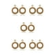 thumbnail image 3 of Sonducket Artículos trenzados de ratán clásicos, pendientes occidentales, joyería ligera de estilo bohemio geométrico para mujeres y niñas, estilo de Type2 NO2 Sonducket  CBP200930, 3 of 5