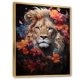 thumbnail image 2 of Designart "Domain Fantasy Lion Mystical wall art" Animals Floater Framed Wall Art Print, 2 of 7