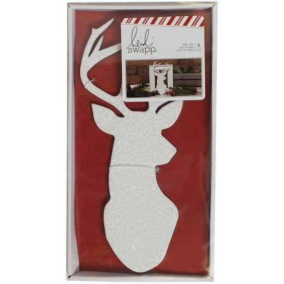 American Crafts Heidi Swapp Christmas Glitter Wall Words Deer