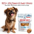 thumbnail image 2 of Farmland Traditions Filler Free Dogs Love Turkey & Sweet Potato Premium Jerky Treats for Dogs, 1 lb. Bag, 2 of 8