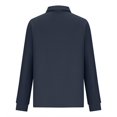 thumbnail image 4 of 3/4 Sleeve Sweatshirt for Women Quarter Zip Neck Sweatshirts Hoodies Modern Solid Casual Tops Size L, 4 of 5