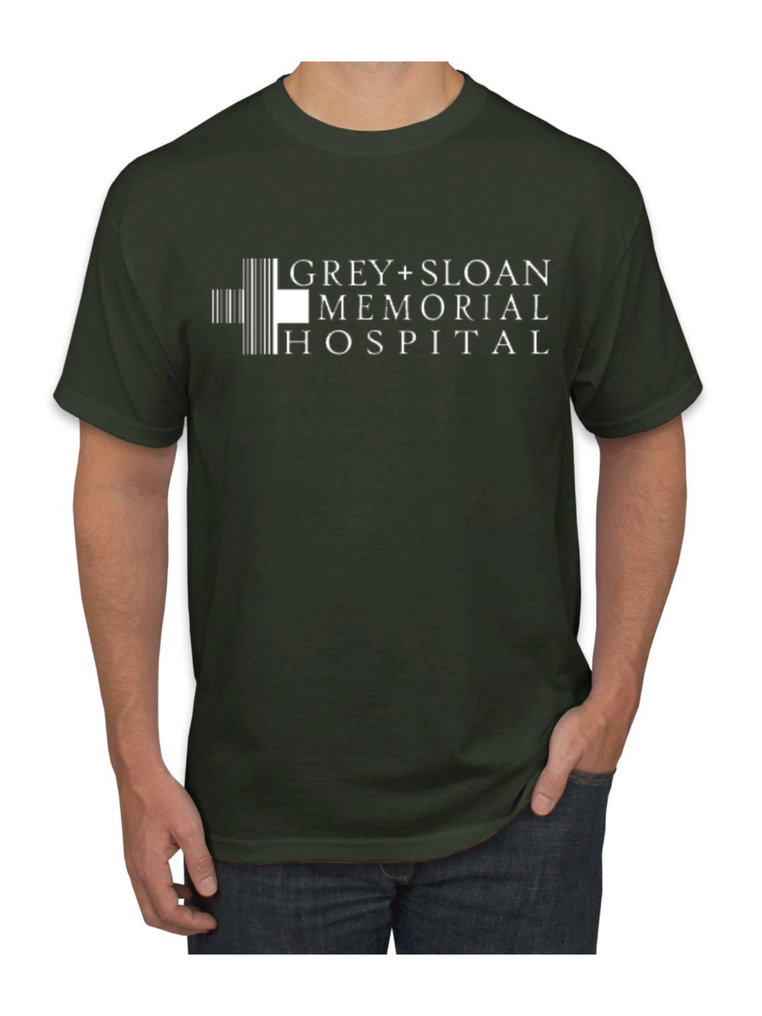 Grey Sloan Memorial Hospital Fan Logo Mens Pop Culture Graphic T-Shirt ...