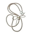 thumbnail image 4 of KLKCMS Beaded Phone Lanyard 120cm Length Metal Clips Portable Crossbody Phone Charm Light Pink, 4 of 9