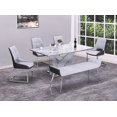 thumbnail image 4 of Gray Linen Fabric Bench with Black Faux Leather Underneath, 4 of 4
