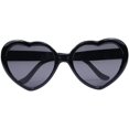 thumbnail image 1 of Armear Mujeres Moda Gran tamaño en forma de corazón Retro Gafas de sol Gafas lindas UV400 MFZFUKR HMHZ1483-1, 1 of 6