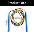 thumbnail image 5 of MOMOJIA Regulable Beads Skipping Rope Nonslip Plastic Handle Colorful Rope for Kid Effects Exercise Equipment, 5 of 9