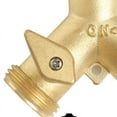 Water Y Connector Brass Tight Connection High Temperature Resistance 2
