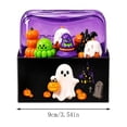 thumbnail image 2 of 3.54" Halloween Squishy Figure Set in Purple Storage Box, 7-Piece Soft Rubber Fidget Toy Collection for Desk Decor & Party Favors, 2 of 4