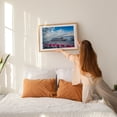 thumbnail image 2 of Docked at the Harbourfront 02 - Toronto Ontario Canada Photography Boat Harbor Scenic Cityscape Boardwalk Travel Poster Oak Framed Wall Art Print 5 x 7 inches, 2 of 6