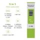 thumbnail image 1 of Medidor Multifuncional de Calidad de Agua C-100A: Conductividad, Sólidos Disueltos, Salinidad, Gravedad Específica y Temperatura – Sin Batería Incluida, 1 of 7