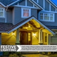 thumbnail image 4 of Sunlite LED A19 Colored Light Bulb, 3 Watts (25w Equivalent), E26 Medium Base, Non-Dimmable, UL Listed, Party Decoration, Holiday Lighting, Yellow, 6 Pack, 4 of 7