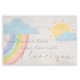 thumbnail image 1 of Stupell Industries How Much I Love You Rainbow Clouds And Sun On Planks Placa de pared artística, 10 x 15, multicolor, 1 of 1