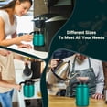 thumbnail image 6 of 27oz Thermal Coffee Carafe For Wfh & Personal Use  12h Hot Insulated Pitcher With Drip-free V-spout And Easy Clean Wide Mouth Agave Teal, 6 of 8
