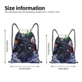 thumbnail image 2 of Goofa The Nightmare Before Christmas Print Drawstring Backpack Bag Sport Gym Sackpack Cinch Bags Drawstring Bags Draw String Sport Bag-Medium, 2 of 6