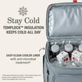 thumbnail image 4 of Coleman Now 18-Can Soft-Sided 31.86 qt Backpack Cooler, Gray and Red, 4 of 11