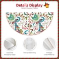 thumbnail image 3 of Rateoe Fairy Flower Pattern Christmas Tree Skirt with Ties , Christmas Tree Decorations, Farmhouse Christmas Decor Xmas Holiday Decorations-36", 3 of 6