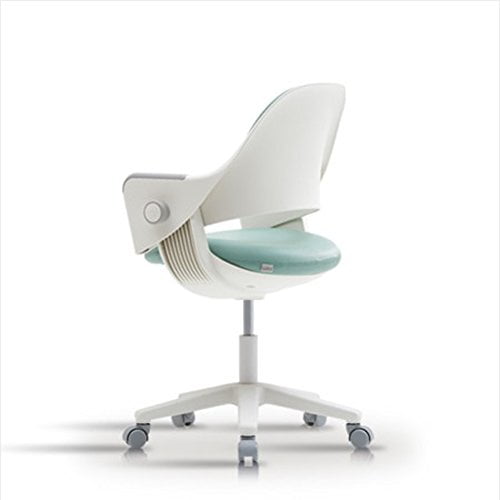 SIDIZ Ringo Junior Adjustable Desk Chair Artificial Leather Foot Rest Green Walmart