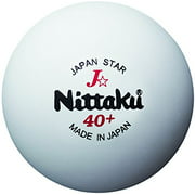 NITTAKU Japan Star 40+ Table Tennis Balls (24 Balls)