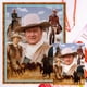 thumbnail image 1 of Hilo Algodón Bordado Punto Cruz Del Actor John Wayne 11CT 40x55cm, 1 of 9