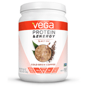Vega Protein & Energy Powder, Cold Brew Coffee, 20g Protein, 1.2lb, 18.6oz