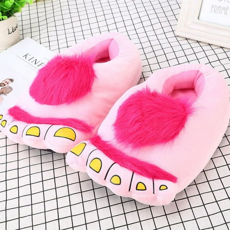 

QWZNDZGR Funny Fuzzy Shark Slippers Girls Novelty Indoor Fish Shoes Women Pink Furry Slippers Female Plush Home Shoes Animal Flip Flops