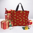 thumbnail image 6 of Honeii Hohey Bee Golden Print Tote Bag, Reusable Grocery Shopping Bag,Shoulder Bag with Inner Pocket, 6 of 7