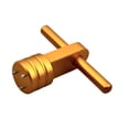 thumbnail image 4 of Llave de tornillo para Putter de Golf, llave de peso para cabeza de Golf, herramienta de extracción ligera multifunción de 3 puntas para reparación de Oro, 4 of 8