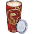 thumbnail image 3 of Year Of The Snake 2025 Happy Chinese New Year 2025 Tumblers Stainless Steel Mugs 20 Oz Double Wall Insulated Coffee Cup Travel Mug For Gym Outdoor Women Men, 3 of 7