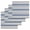 Gray, variant on Navy Blue Grey Striped Kitchen Dish Towels for Drying Dishes Set of 4, Horizontal Lines Simple Minimalist Waffle Weave Microfiber Hand Tea Bathroom Towels Quick Dry & Absorbent Towel 12x12