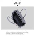 thumbnail image 2 of Denim Shoulder Bag European And American Fashion Simple Large Capacity PU Casual Crossbody Tote Bag Handbag For Women, 2 of 5