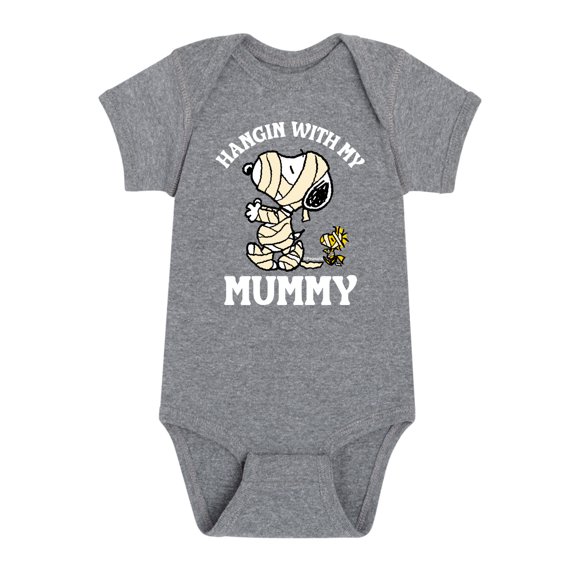 Peanuts - Hanging With My Mummy - Infant Baby One Piece