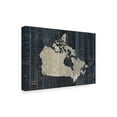 thumbnail image 2 of Trademark Fine Art 'Old World Map Blue Canada' Canvas Art by Wild Apple Portfolio, 2 of 4