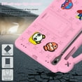 thumbnail image 5 of TECH CIRCLE Case for Galaxy Tab S9 FE Plus 5G/S9 Plus/S7 FE/S8 Plus/S7 Plus 12.4", Cartoon Panda Shockproof Rugged Lightweight Convertible Stand Kids Friendly Tablet Case with Handles,Pink, 5 of 6