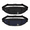 black+navy, variant on Multi Purpose Sports Waist Pack Unisex Durable Running Cycling Crossbody Bag with Adjustable Strap for Phone Wallet Keys