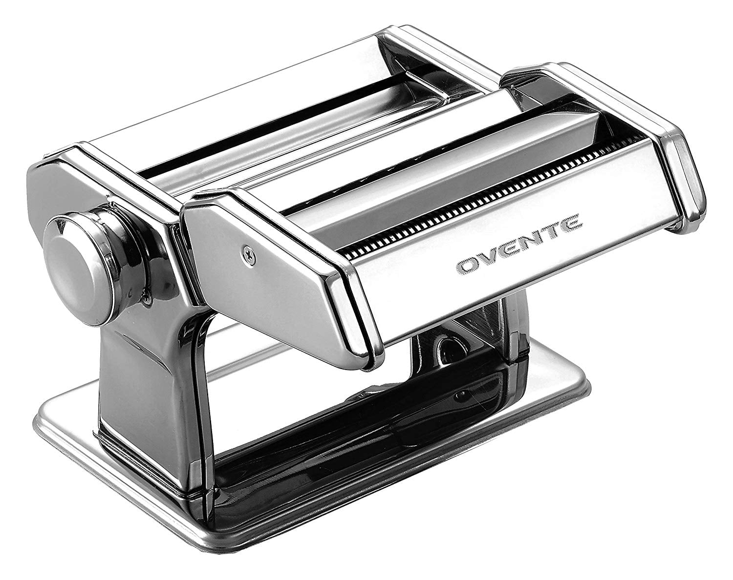 Ovente Pasta Maker Machine Stainless Steel, 7 Positions Thickness