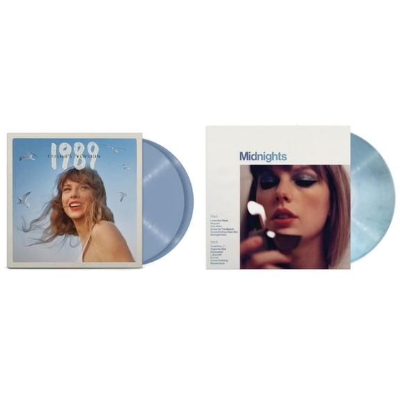 Midnights (X) (Moonstone Blue LP Vinyl) & 1989 (Taylor's Version) (2LP/Crystal Skies Blue Vinyl)