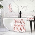 thumbnail image 6 of Dreamtimes Red Mushroom Soft Cotton Towel Sets 2 Piece, 1 Bath Towel 1 Hand Towel Quick Dry Highly Absorbent Bath Towels Washcloths for Bathroom, Gym, Hotel, and Spa, 6 of 7
