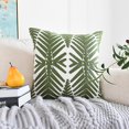 thumbnail image 3 of Juego de 3 fundas de cojín modernas verdes de 45x45cm, fundas de almohada decorativas para sofá, sala de estar y dormitorio, 3 of 5